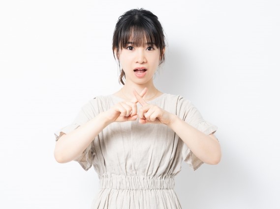 女性がNGを出す